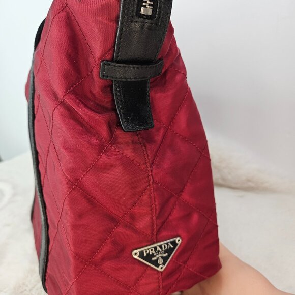 Prada Quilted Tessuto Nylon & Leather Tote Bag - Picture 5 of 16